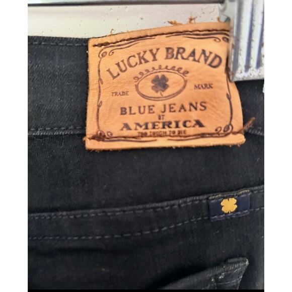 Lucky jeans Charlie Flare Premium Black Jeans 34x31 - Picture 2 of 4